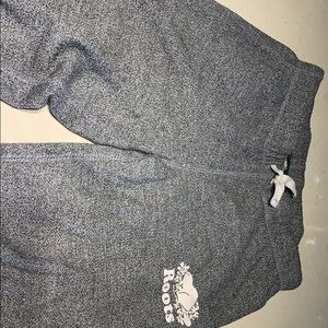 Roots Girls Original Sweatpants in Salt and Pepper
